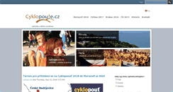 Desktop Screenshot of cyklopoute.cz